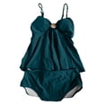 thumbnail image 5 of Maillots de Bain Tankini pour Femmes 2026 Haut à Volants Décontracté et Modeste avec Bas Taille Haute 2 Pcs Maillots de Bain pour Femmes Vêtements de Bain, 5 of 5
