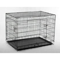 MISSMILE 24 Pet Folding Dog Cat Crate Cage Kennel w/ABS Tray LC by BestPet