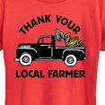 thumbnail image 2 of Instant Message - Thank Your Local Farmer - Women's Short Sleeve Graphic T-Shirt, 2 of 6