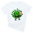 thumbnail image 2 of Pntutb T-Shirt à Manches Courtes Plus Size pour Femme Saint Patrick'S Day avec Col Rond et Manches Courtes, 2 of 3