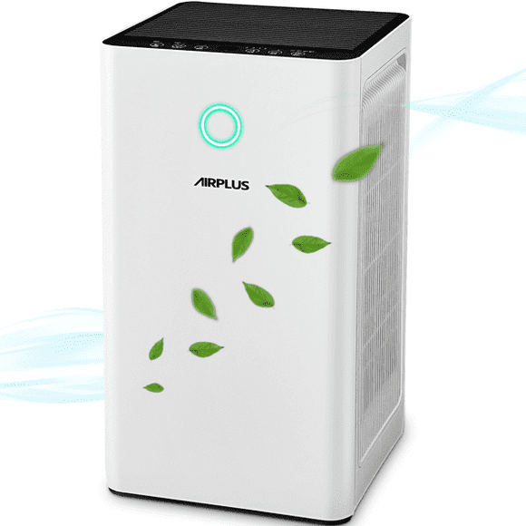 AIRPLUS Air Purifier, Air Purifiers for Home Large Room 2152 Sq ft, H13 True HEPA Filter Cleaner 99.9%, KXY550, White