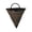 Coffee-A, variant on XINGXIANG-30cm Natural Rattan Wall Hanging Flower Basket Handwoven Cone Planter with Handle for Home Decor (Coffee-A)