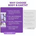 thumbnail image 3 of Body & Earth Bath Spa Gift Sets for Women with Lavender Perfumn Mist, Body Lotion, Body Scrub for Birthday Gifts Idea, 3 of 8
