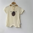 thumbnail image 6 of Vividxx Baby Boys Romper Jumpsuit With Hat Short Sleeve Bear Print Summer Onesie Casual Playwear For Newborn Newborn Stylish Dailywear, 6 of 9