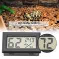 thumbnail image 1 of Higrómetro Digital Integrado, Monitor De Termómetro De Temperatura De Humedad Con Sonda Integrada, Color Negro, 1 of 7