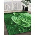 thumbnail image 2 of Ahgly Company Indoor Square Patterned Deep Emerald Green Area Rugs, 3' Square, 2 of 6