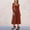 *Brown, variant on ClodeEU Women Long Sleeve Square Neck Maxi Dress,A Line Pleated Flowy Elegant Party Fall Dresses Brown,Womens Plus XL