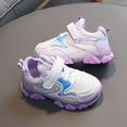 thumbnail image 5 of B91xZ Girls Sneakers Boys Baby Luminous Children Sport Light Shoes Kids Bling Girls Baby Shoes Toddler Running Shoes (Purple,11.5), 5 of 7