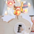 thumbnail image 4 of Monstrate Luces de Navidad Papá Noel Muñeco de nieve Elk Lámpara luminosa Decoración Colgante Puerta Decoración para fiesta Accesorios de Kits de decoración para fiestas Muñeco de nieve, 4 of 6