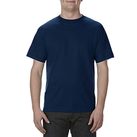 T-Shirt Adulte de 6,0 Oz, 100 % Coton - Bleu Marine - 3XL