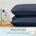 thumbnail image 3 of California Design Den 100% Cotton Pillowcases, Pillow Case Set of 2, Luxury 400 Thread Count Sateen Pillowcases, Match with Our 400 Thread Count Sheets, 3 of 8