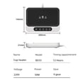 thumbnail image 5 of 50W Cup Heater Coffee Mug Warmer Electric Hot Plate 9 Gear Temperature Warmer Coaster Heating Lunch Box Milk Home Office ,Fast Heating, 5 of 5