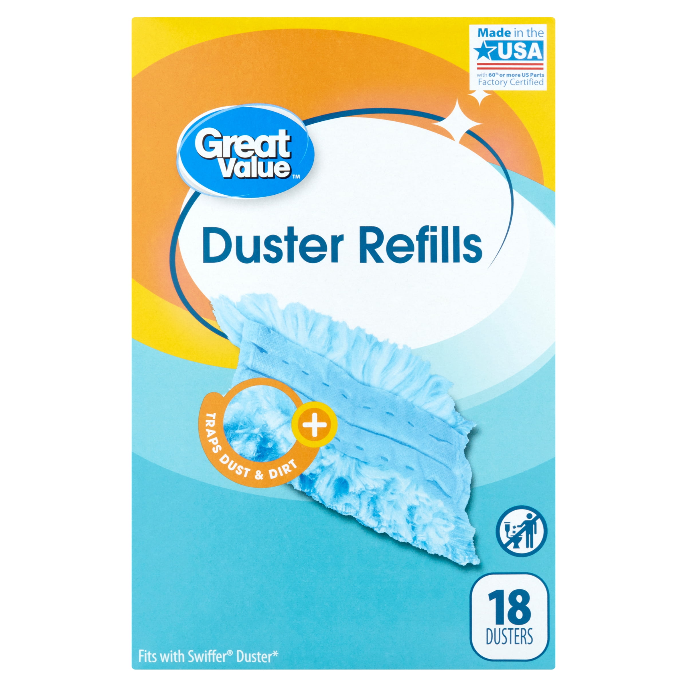 Pledge Fluffy Dusters Starter Kit & Refill Pack Dry Dusting Cleaning Cloth Pack 