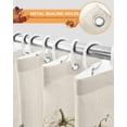 thumbnail image 4 of White Pumpkin Shower Curtain Set ，Waterproof Fabric Shower Curtains Watercolor Thanksgiving Shower Curtains for Bathroom,Bathroom Decor 48"x72", 4 of 7