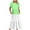 Mint Green summer dresses, variant on Wycnly Summer Dresses for Women Summer Dresses for Women 2025 Pleated Swing Loose A Line Beach Maxi Dress with Pocket Women Elegant Color Patchwork Crewneck Short Sleeve Long Dresses