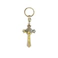 thumbnail image 1 of 2.5 X 1.5" Saint Benedict Porte-Clés Porte-Clés, 1 of 1