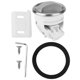 thumbnail image 2 of Botón de interruptor de plástico ABS, Panel de trefilado de acero inoxidable, accesorio de cerradura de puerta para baño, casas rodantes, comedor, coche, yate, plateado, 2 of 5