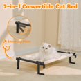 thumbnail image 3 of Reposapiés para Ventana de Gato Nxwjoy 2 en 1 Cama Ajustable para Gatos Grandes, 3 of 8