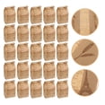 thumbnail image 3 of 1 Set 50Pcs Three-dimensional Kraft Paper Packaging Bags Bread Packaging Bags, 3 of 6