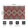 thumbnail image 5 of Red Boho Ethnic Geometric Pattern Door Rugs,Washable Non Slip Door Mats Indoor,Decorative Door Mats,Entry Mat Indoor for Entrance,Bedroom,Kitchen,Bathroom,20"x32", 5 of 6