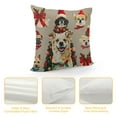thumbnail image 4 of Dog Christmas Pillow Covers , Pillow Cases, Christmas Dog Room Decor, Pillow Cover for Dogs, Merry Woofmas Christmas Dog Reversible Pillows Decorative Throw Pillows Cover, 4 of 5