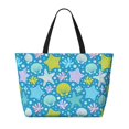 thumbnail image 2 of Naloa Starfish Large Capacity Beach Bag, Waterproof Sandproof Beach Swim Pool Bag Tote Bag for Women, 2 of 7