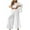 White1, variant on ameIAEA Cotton Linen Sets for Women 2 Piece Shirts Wide Leg Palazzo Pants Casual Vacation Outfits