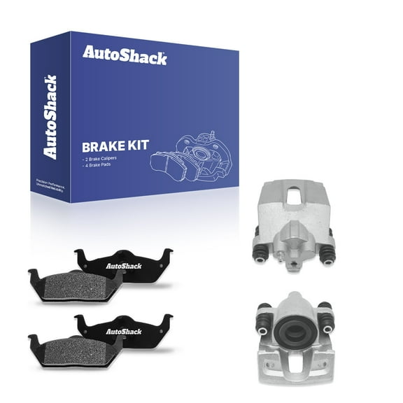 AutoShack Rear Brake Calipers Ceramic Brake Pads | Replacement for 2004-2011 Ford F-150 2006-2008 Lincoln Mark LT | 6-PC
