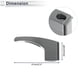 thumbnail image 4 of Gancho Colgante para Motocicleta Ranura Rectangular Soporte para Casco de Motocicleta Equipaje Tono Titanio Longitud 61mm, 4 of 7