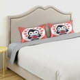 thumbnail image 3 of GZHJMY Valentine's Day Silk Pillowcase for Hair and Skin 1PCS,Cute Penguins and Love Hear Satin Pillow Covers Standard Size 20x26 in Home Decor, 3 of 7