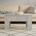 thumbnail image 1 of vidaXL Table Basse Gris Béton 79x49x41 cm Bois Manufacturé, 1 of 5