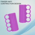 thumbnail image 2 of Hyasfey Silicone Squeeze Finger Exerciser 4 Finger Exerciser Ergonomic Hand Massage Grip Strength Trainer Arthritis Hand Therapy Rehabilitation Gripper Workout Equipment, 2 of 6