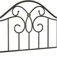 thumbnail image 2 of JERFIT Black & Bronze Metal Headboard, Butterfly Design, Full/Queen Size, 2 of 5