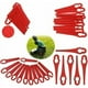 thumbnail image 3 of Juego de cuchillas para cortacésped de jardín, color rojo, 10 x 5 mm, 150 piezas, 3 of 5