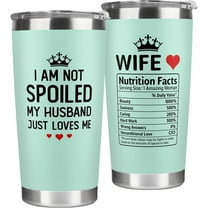 Gifts for Wife - Wife Gifts, Gifts for Her - Wedding Anniversary, Mothers Day Gifts for Wife, Valentines Gifts for Her Wife, Wife Birthday Gift Ideas - I Love You Gifts for Her - 20 Oz White Tumbler