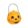 thumbnail image 3 of Cesta de regalo con forma de cubo de calabaza, decoración de tarro, accesorios, cesta de dulces, contenedor portátil con Estilo B, 3 of 9