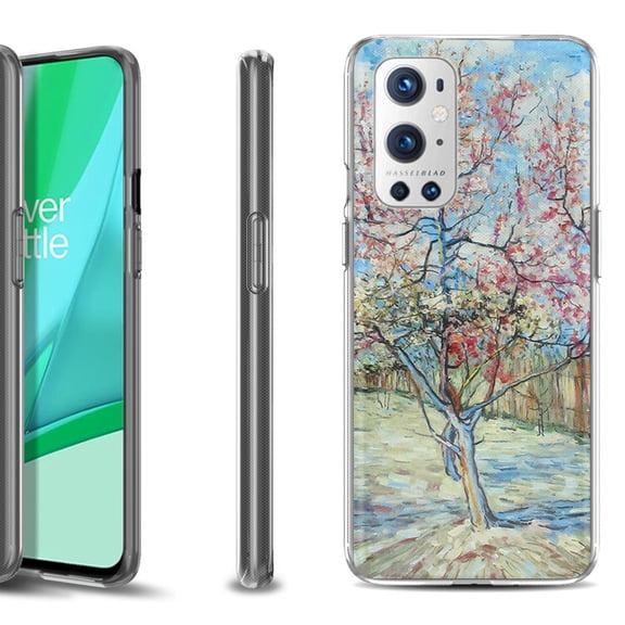 Slim-Fit Flexible TPU Gel Phone Case Compatible with OnePlus 9 PRO 5G, by OneToughShield ® - Blossom Tree