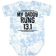 thumbnail image 3 of Inktastic My Daddy Runs Half Marathon Boys or Girls Baby Bodysuit, 3 of 5