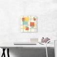 thumbnail image 2 of ARTCANVAS Mid-Century Modern Transparent Squares Over Lines Canvas Art Print - Size: 12" x 12" (0.75" Deep), 2 of 9