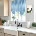 thumbnail image 5 of Blue Balloon Curtains 63 Inch Length for Living Room/Bedroom, Modern Abstract Art Ombre Striped Rod Pocket Privacy Door Curtains Decorative Tie Up Shade for Window 52"x63", 5 of 8