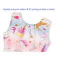 thumbnail image 5 of Girls Gynamitics Leotard Size 1t 2t Rainbow Unicorns Sparkle Trianing Unitards, 5 of 7