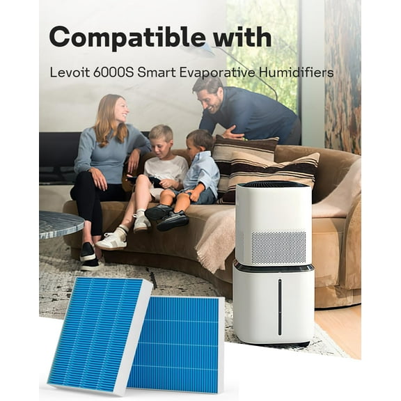 16-Pack 6000S Humidifier Wick Filter Replacement