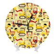 thumbnail image 5 of Wall Clock, Funny Construction Vehicles Wall Clocks Battery Operated Silent Kitchen Office Wall Clock Decorative, Wall Clock for School Classroom Living Room Bedroom Home Decor, 5 of 7