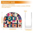 thumbnail image 4 of Yayeee Napkin Holder for Table Set of 2 Kitchen Paper Tissue Organization, Orange Geometric, 4 of 8