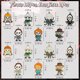 thumbnail image 4 of 28 piezas de dijes de personajes de películas clásicas de terror, colgantes de esmalte de Halloween, colgante de dije de aleación de terror f como se muestra, 4 of 5