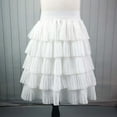 thumbnail image 6 of ZHOUCHANKIDS Tween Girls Elegant Dresses Kids Summer Ruffle Sleeve Dress White 2-3 Years, 6 of 8