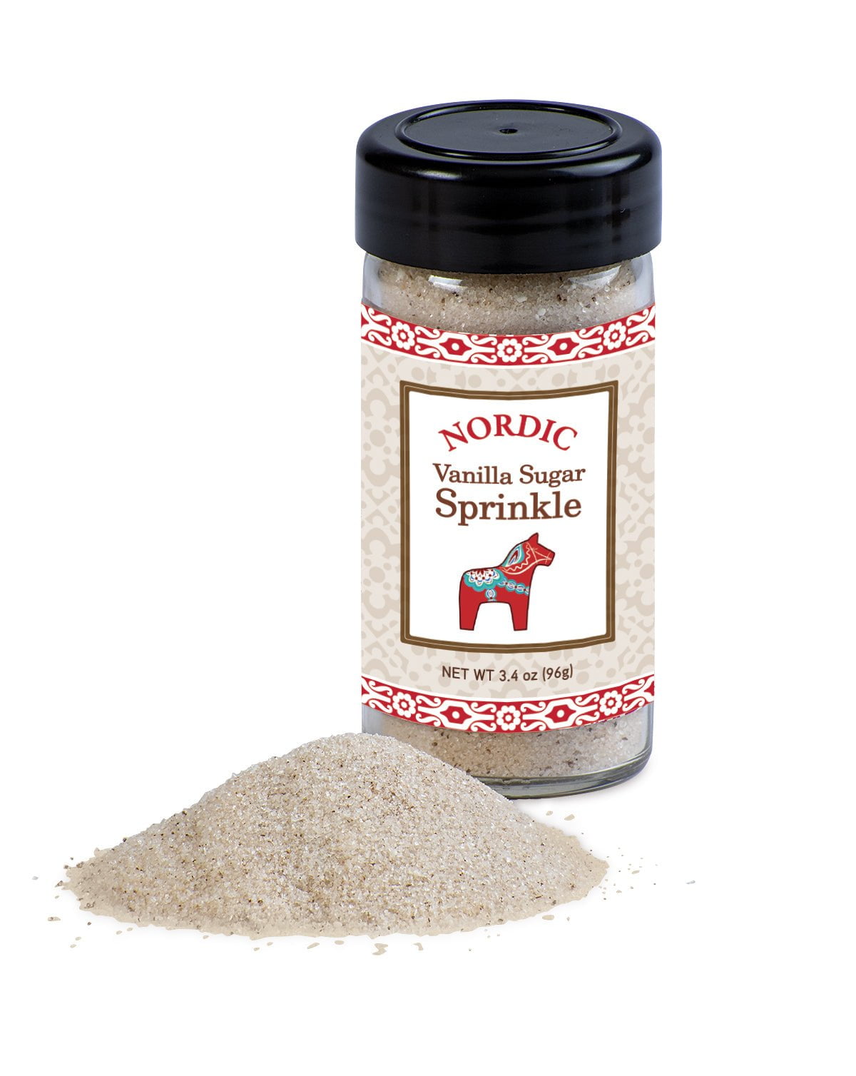 Nordic Goods Vanilla Sugar Sprinkle, 3.7oz (Pack of 2)