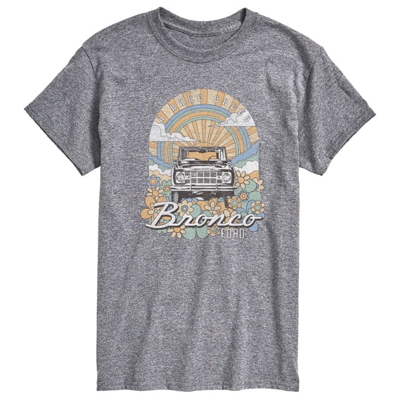 Ford - Bronco Rare Breed Retro Nature Scene Short Sleeve Graphic T-Shirt