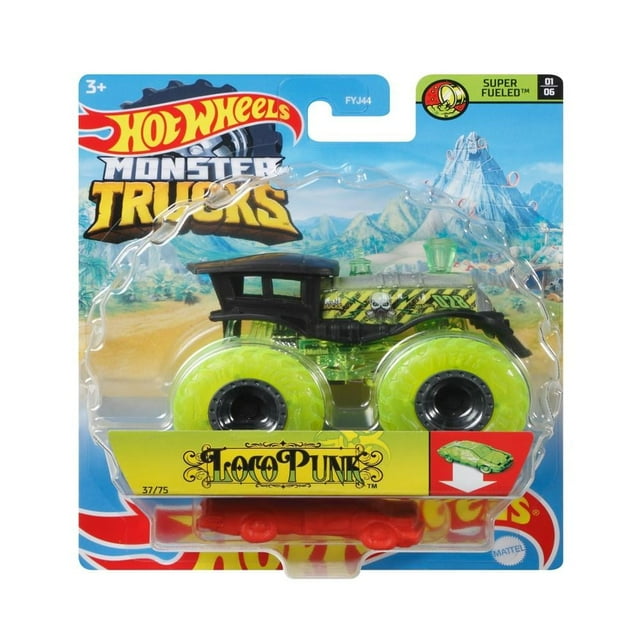 Vehículo de Juguete Hot Wheels Monster Trucks Escala 1:64 Varios modelos