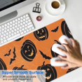 thumbnail image 4 of Long Mouse Pads for Desk,Classic Halloween Pumpkin Pattern Desk Mats on Top Of Desks, Desk Mouse Pad Extra Large with 3mm Non-Slip Base and Stitched Edge for Gaming,Office,Work,Home 35.4"x15.7", 4 of 6